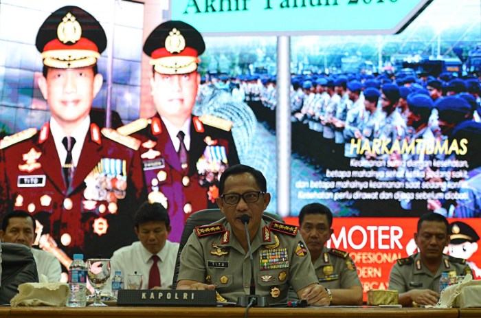 Reaksi masyarakat terhadap kunjungan Kapolri