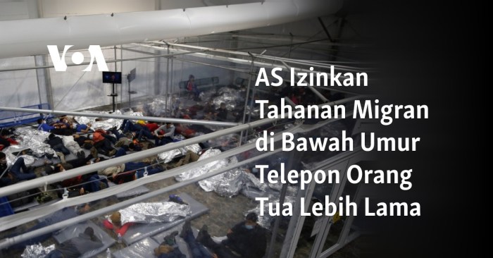 Alasan imigran menghilang dari tahanan AS
