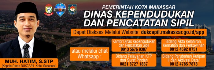 Lokasi Dukcapil Makassar terdekat dari pusat kota