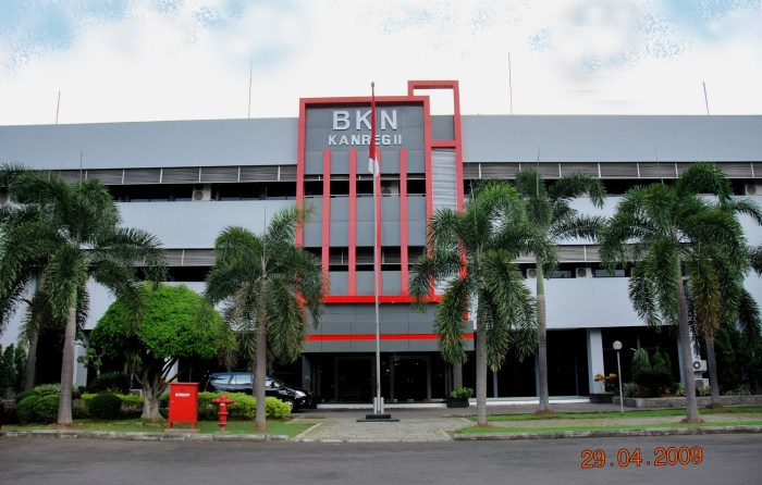 Lokasi kantor Badan Kepegawaian Negara (BKN) di Makassar