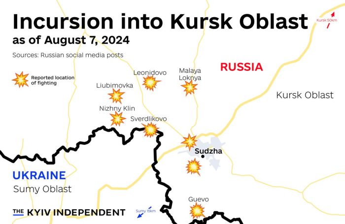 Kursk Incursion: Both Russia and Ukraine Claim Battlefield Advances ... Dampak ekonomi akibat pertempuran di wilayah Kursk dan klaim Rusia
