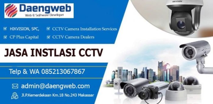 Harga Pasang CCTV Makassar Harga Terjangkau Support Maintenance Perbandingan harga CCTV ATCS berbagai merk di Makassar