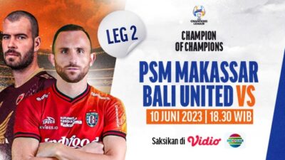 Jadwal Pertandingan PSM Makassar vs Bali United Hari Ini