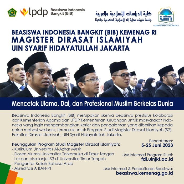 Beasiswa kemenag bib pendaftaran online 2024