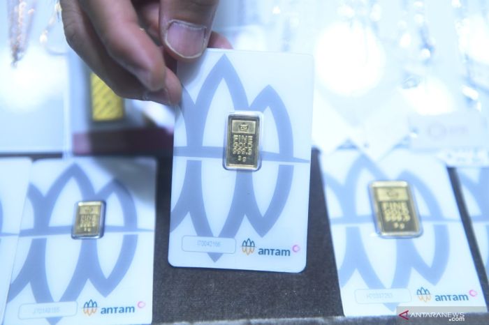 Tren harga emas yang naik turun secara cepat