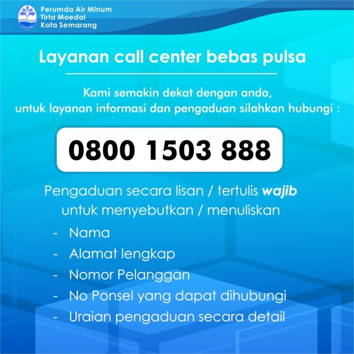 Lokasi dan nomor telepon Pdam Makassar terbaru