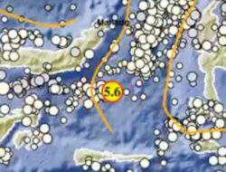 Pusat Gempa 3,9 Boltim Sulut dan Kedalamannya