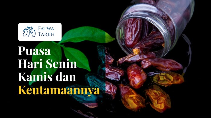 Kewajiban puasa senin kamis tanpa puasa malam