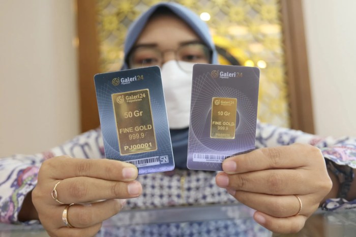 Harga emas 24 karat per gram di pasar monas jakarta
