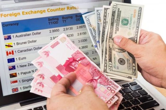 Perkiraan pasar mengenai pergerakan nilai tukar dolar AS terhadap rupiah