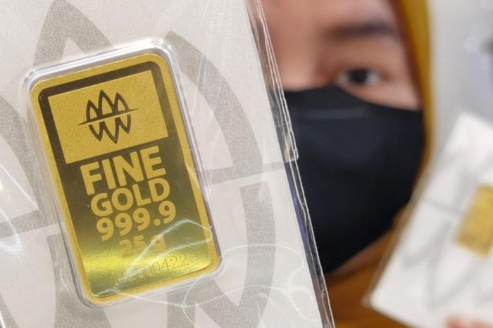 Perbandingan harga emas antam dengan harga internasional