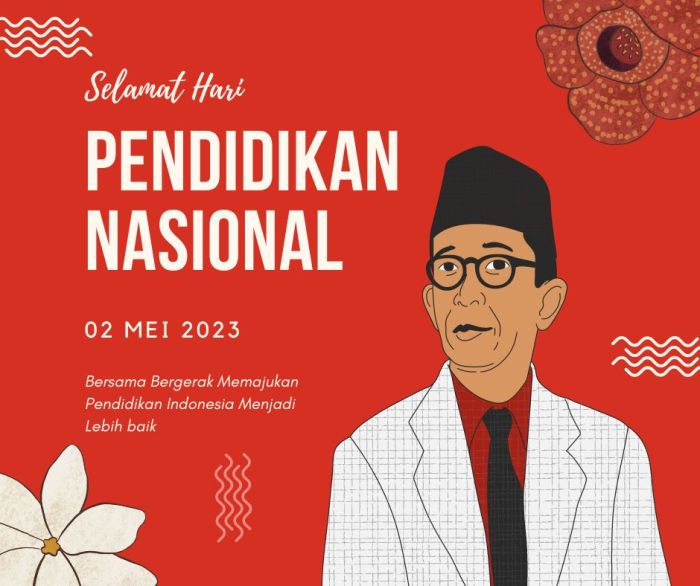 Acara hari pendidikan nasional di indonesia 2 mei 2025