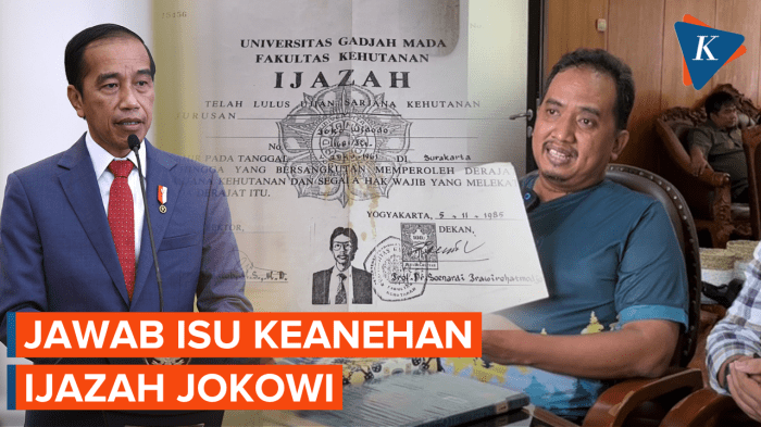 Penjelasan resmi Jokowi terkait ijazah UGM