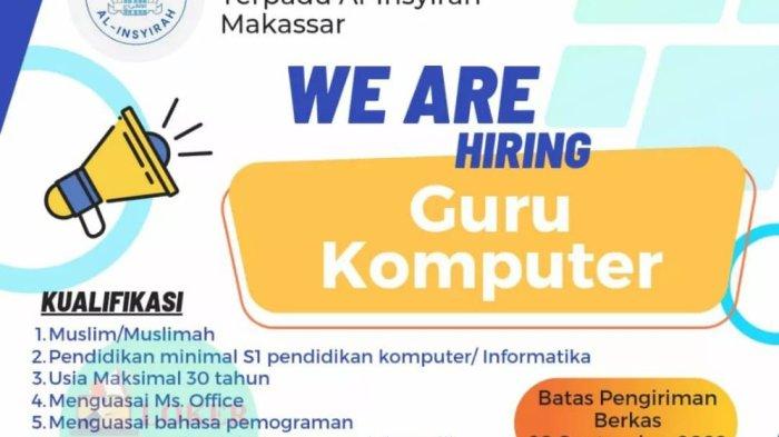 Daftar lowongan kerja terbaru di Makassar