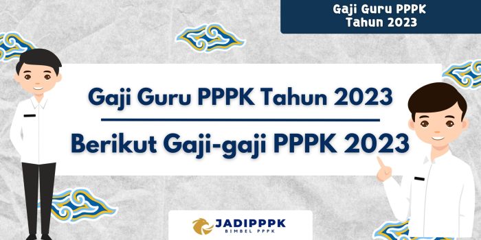 Perbandingan gaji PPPK 2025 untuk berbagai golongan